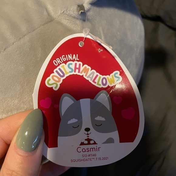 Squishmallow Casmir the husky Valentine's Day Edition Rare - Picture 2 of 5